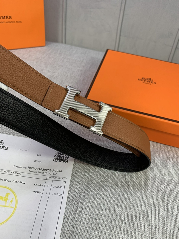 エルメス激安ベルト細部ディテール